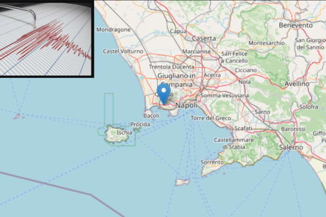 Ultima ora Campi Flegrei: scossa di terremoto