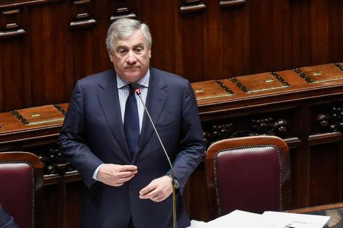 Il ministro Antonio Tajani