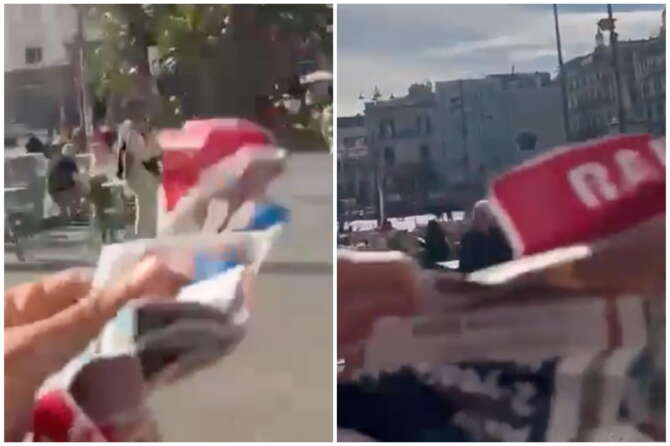 Amnesty e i volantini strappati degli ostaggi israeliani