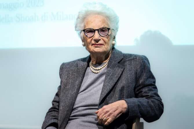 Foto Rossella Papetti/LaPresse 16 – 05 – 2023 Milano, Italia Foto Rossella Papetti/LaPresse Piazza Edmond Jacob Safra 1, Convegno Oscad Osservatorio per la sicurezza contro gli atti discriminatori “Le vittime dell’odio ” . Nella foto Liliana Segre Photo Rossella Papetti/LaPresse 16 – 05 – 2023 Milano , Italy Piazza Edmond Jacob Safra 1, Conference Oscad Observatory for security against discriminatory acts “The victims of hatred” In the photo Liliana Segre