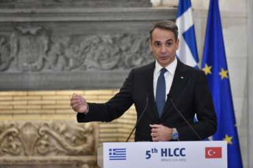 Il premier greco Kyriakos Mitsotakis