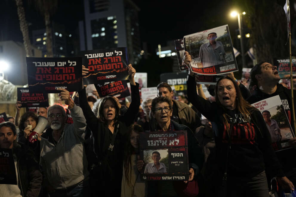Guerra Israele-Hamas: manifestazione a Tel Aviv per chiedere liberazione ostaggi