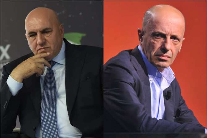 Guido Crosetto e Alessandro Sallusti