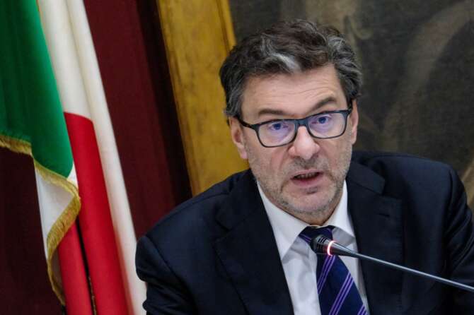 Il ministro Giancarlo Giorgetti