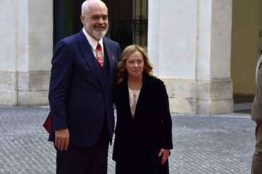 Edi Rama e Giorgia Meloni