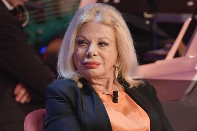 Foto Mario cartelli/LaPresse 06-11_2017 spettacolo Registrazione della puntata speciale del Maurizio Costanzo per i 10 anni di Iris agli Studi Voxson di Via di Tor Cervara. Nella foto: Sandra Milo