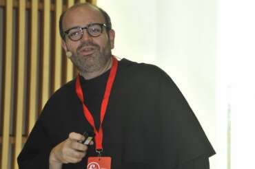 foto LaPresse Tiziano Manzoni 27/02//2019 Cronaca Bergamo – ITALIA Forum INNOVAZIONE Chi accende la scintilla del cambiamento? Il primo Forum tematico 2019 di Fabbrica per l’Eccellenza, la learning community di Compagnia delle Opere nella foto Le macchine sapienti. Intelligenze artificiali e decisioni umane • Prof. Padre Paolo Benanti | Pontificia Università Gregoriana