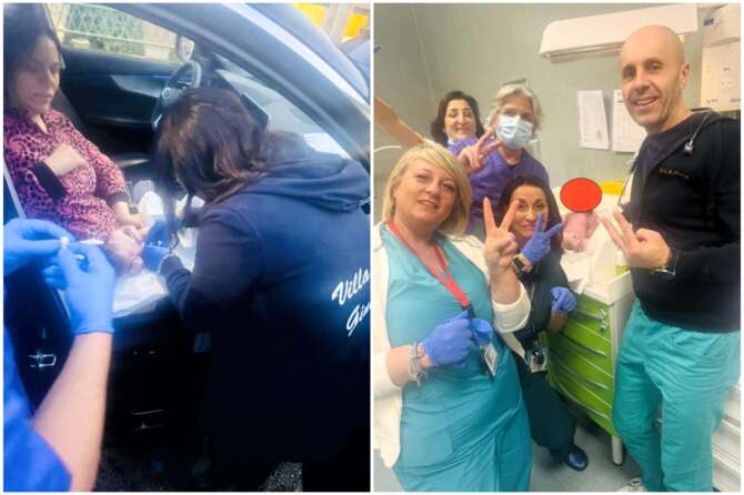 Capua: a causa del traffico intenso la piccola Gaia è nata nel parcheggio della clinica ‘Villa Fiorita’