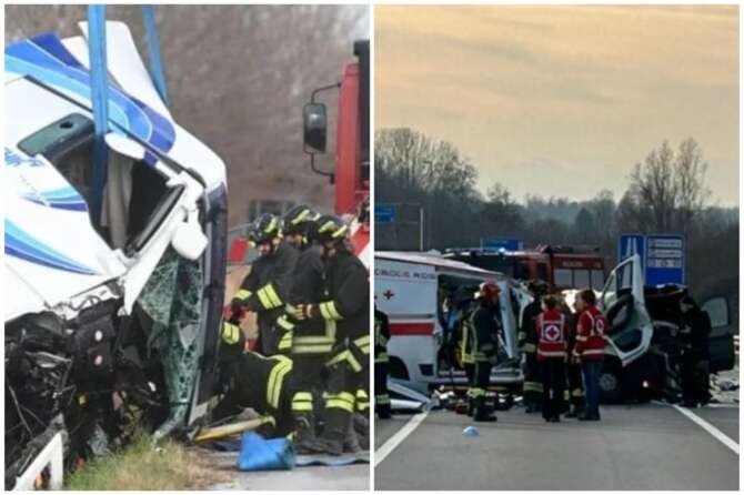 Pordenone: chi sono le vittime dell’incidente tra un tir e un’ambulanza
