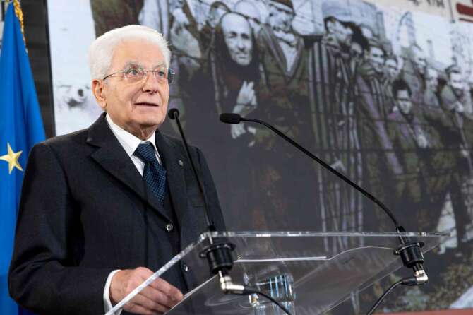 Il monito di Mattarella: “Israele non neghi o lo Stato a un altro popolo”