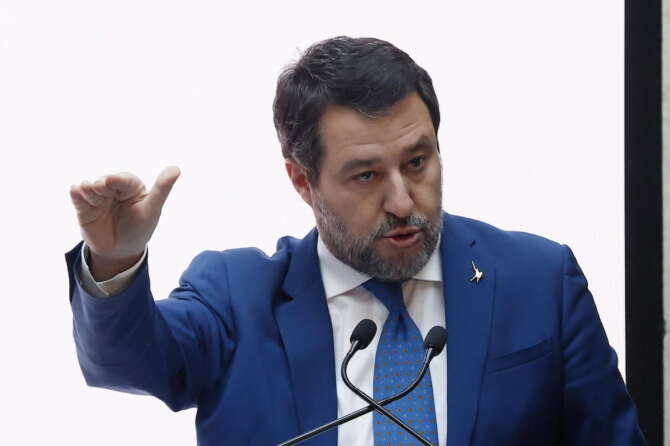 Il ministro Matteo Salvini