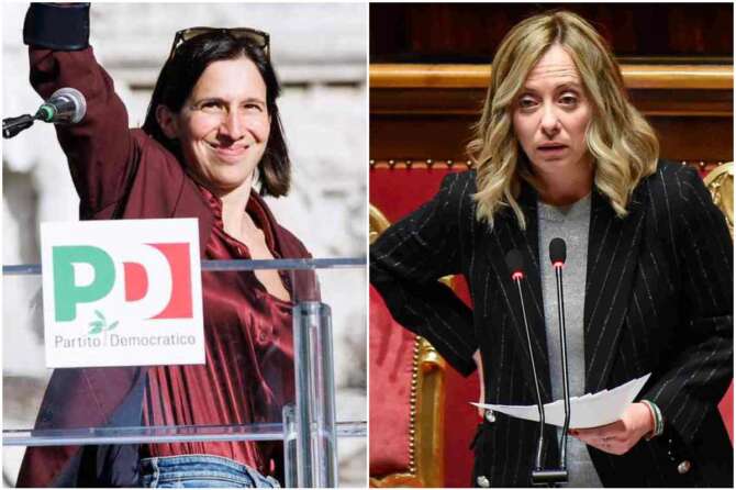 Elly-Giorgia, sfida accettata: il duello tra la Schlein e la Meloni si farà