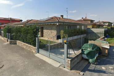 La villetta di Martinengo dove è avvenuto l’omicidio