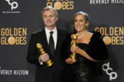 Il regista Christopher Nolan e la moglie e produttrice Emma Thomas