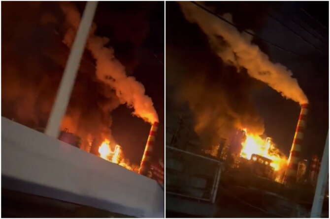 Kiev: “Abbiamo attaccato una raffineria di petrolio a Tuapse in Russia”