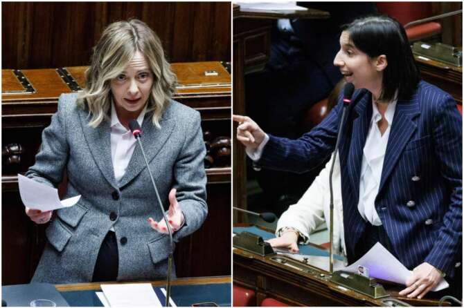Scontro Schlein-Meloni, la segretaria del Pd manda ko la premier