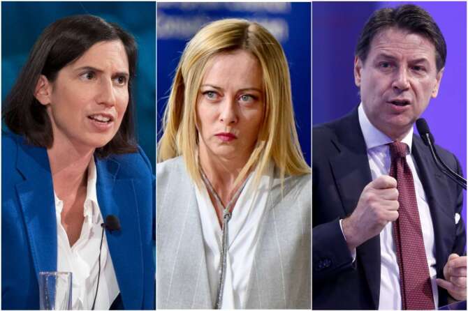 Schlein a picco, Conte sale: sondaggi amari per il Pd ma anche Meloni trema per pm e amici “pistoleri”