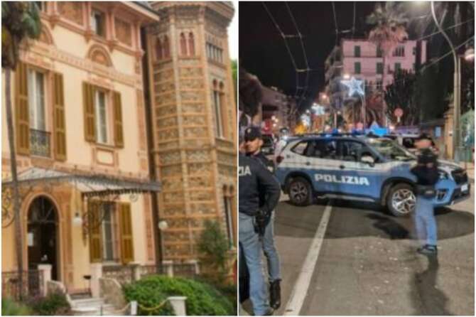 Allarme bomba a Sanremo