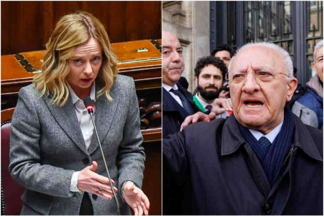 Scontro tra Meloni e De Luca, quali sono le vere cifre del Pnrr: la Campania spende meglio degli altri