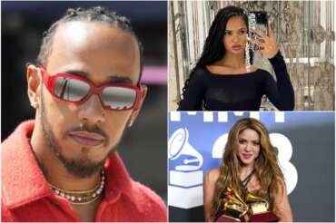 Lewis Hamilton, Juliana Nalu e Shakira