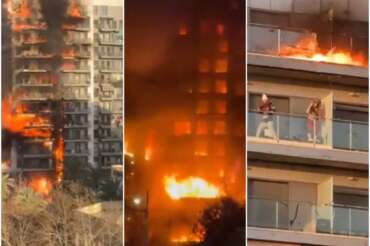 Incendio a Valencia, le fiamme divorano palazzo di 14 piani: feriti e persone intrappolate
