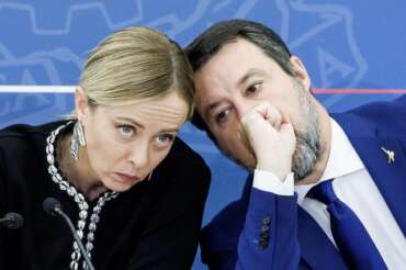 Giorgia Meloni e Matteo Salvini