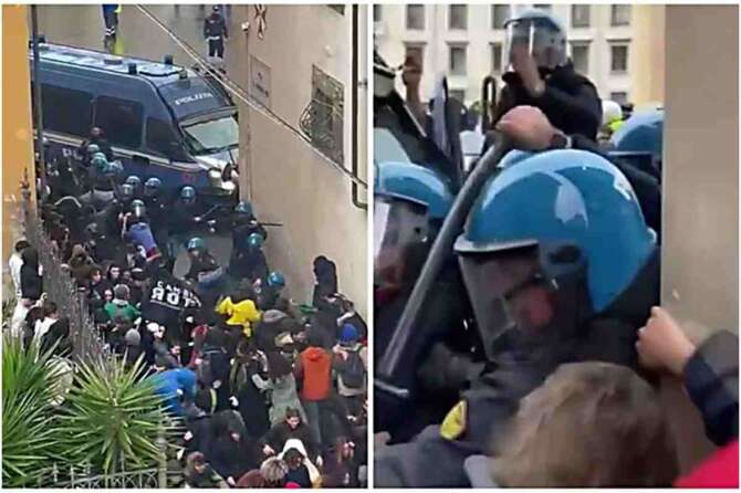 Manifestazione di Pisa, per le manganellate 15 poliziotti a rischio indagine: studenti verso la causa collettiva