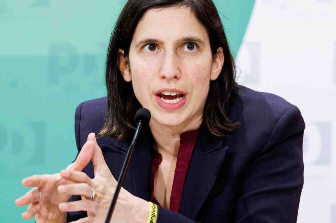 Foto Roberto Monaldo / LaPresse
08-02-2024 Roma
Politica
Convegno “Emergenza carcere, la svolta necessaria”, organizzato dal Partito Democratico
Nella foto Elly Schlein 

08-02-2024 Rome (Italy)
Politics
Conference on the situation of Italian prisons organized by the Democratic Party
In the pic Elly Schlein