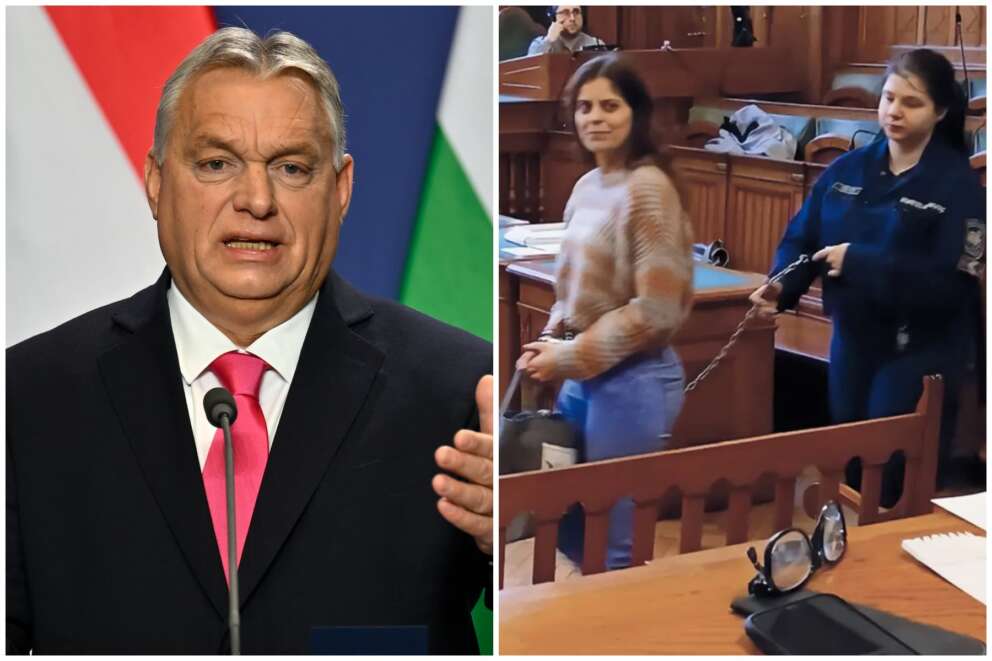 Viktor Orban e Ilaria Salis