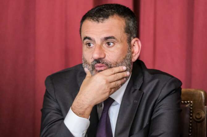 Foto Mauro Scrobogna /LaPresse 28-03-2023 Roma (Italia) – Politica – Camera dei Deputati, Presentazione della Relazione semestrale 2023 sul Pnrr della Corte dei conti – Nella foto: Presidente dell’Anci, Antonio Decaro March 28, 2023 Rome (Italy) – Politics – Chamber of Deputies, Presentation of the 2023 half-yearly report on the Pnrr of the Court of Auditors – In the photo: the President of Anci, Antonio Decaro