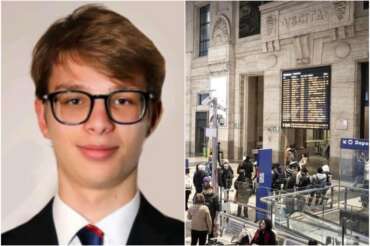 Edoardo Galli avvistato nella stazione di Milano Centrale