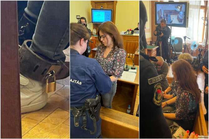 Ilaria Salis incatenata in tribunale a Budapest
