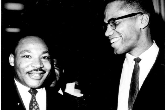 Malcom X e Martin Luther King