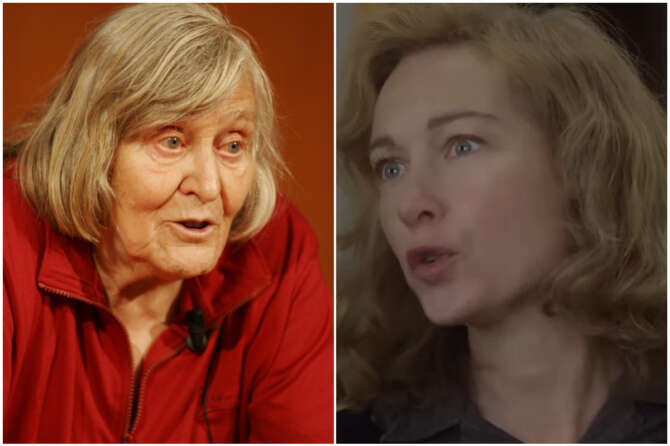 COLLAGE DI FOTO DA LAPRESSE + SCREENSHOT DA TRAILER