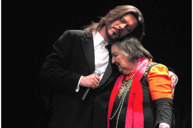 Giovanni Nuti e Alda Merini