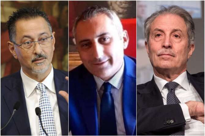 Marcello Pittella, Piero Marrese e Vito Bardi