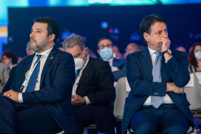 Matteo Salvini e Giuseppe Conte