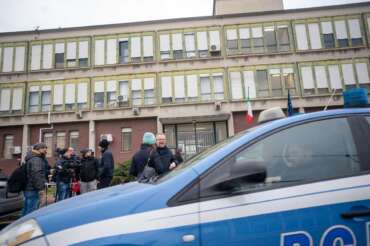 26 Dicembre 2022 Milano, Italia Ragazzi scappati dal carcere minorile Beccaria il giorno dopo Boys who escaped from Beccaria Juvenile Detention the next day Ermes Beltrami/LaPresse