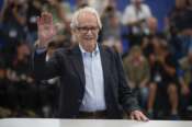 Director Ken Loach poses for photographers at the photo call for the film ‘The Old Oak’ at the 76th international film festival, Cannes, southern France, Saturday, May 27, 2023. (AP Photo/Daniel Cole)