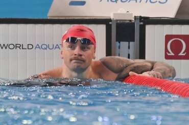 Adam Peaty from Great Britain in action during World Aquatics Championships Doha 2024 – sport- swimming -Doha (Qatar) February 11, 2024 (Photo by Gian Mattia D’Alberto / LaPresse)