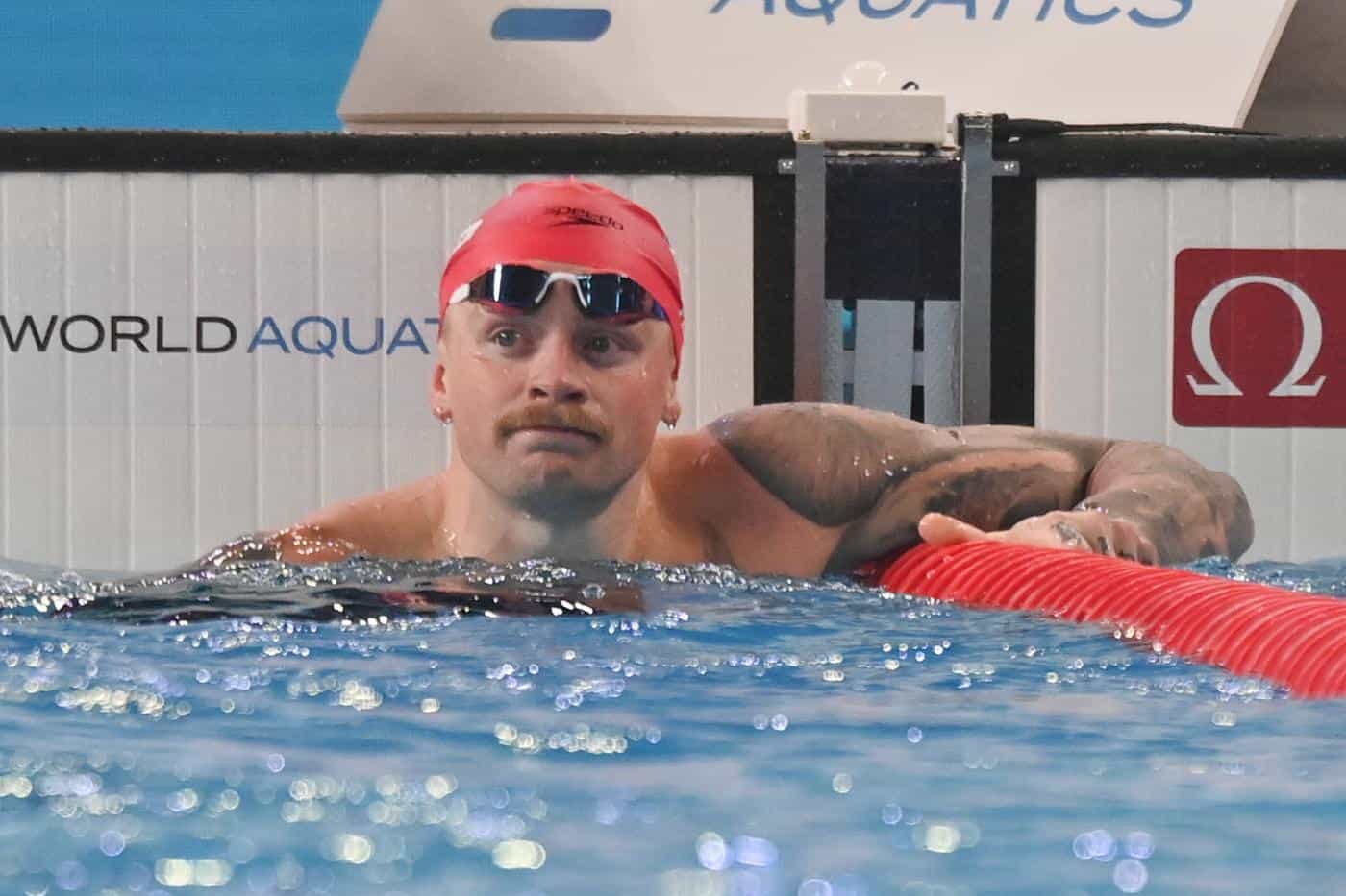 Il nuotatore inglese Adam Peaty qualificato alle Olimpiadi
