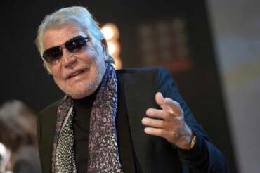 Gian Mattia D’Alberto / lapresse 14-01-2014 Milano spettacolo moda Milano Moda Uomo autunno-inverno 2014-2015 parterre sfilata Roberto Cavalli nella foto: Roberto Cavalli Gian Mattia D’Alberto / lapresse 14-01-2013 Milan Milan Man’s Fashion week winter 2014-2015 parterre Roberto Cavalli show In the photo: Roberto Cavalli