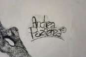 Firma di Andrea Pazienza (FOTO DELL’AUTORE)