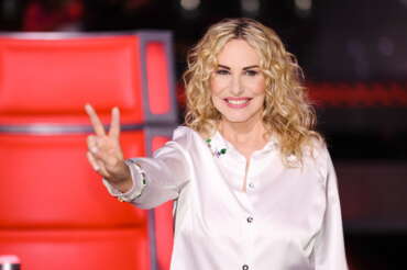 Antonella Clerici, Photocall per la conferenza stampa di The Voice Senior 2023