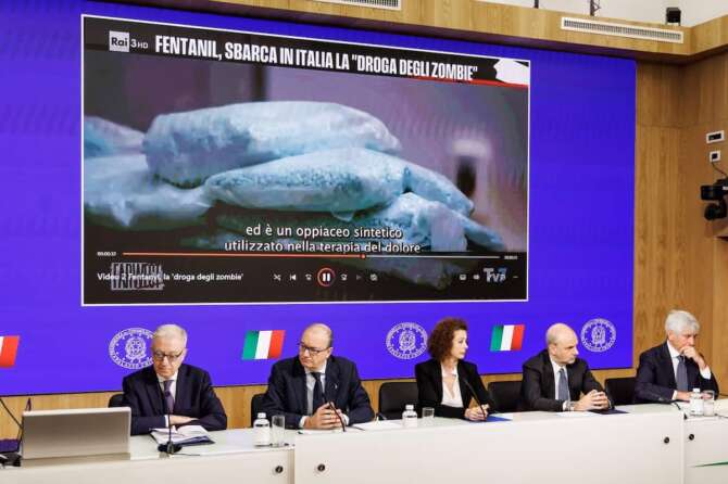 Palazzo Chigi – Presentazione del Piano nazionale contro l’uso improprio di Fentanyl