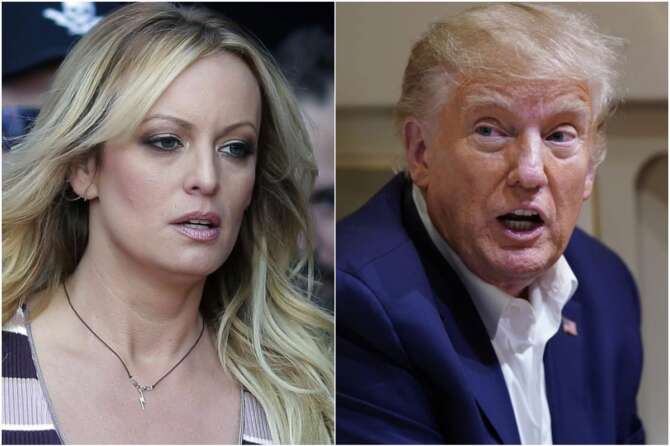 Stormy Daniels e Donald Trump