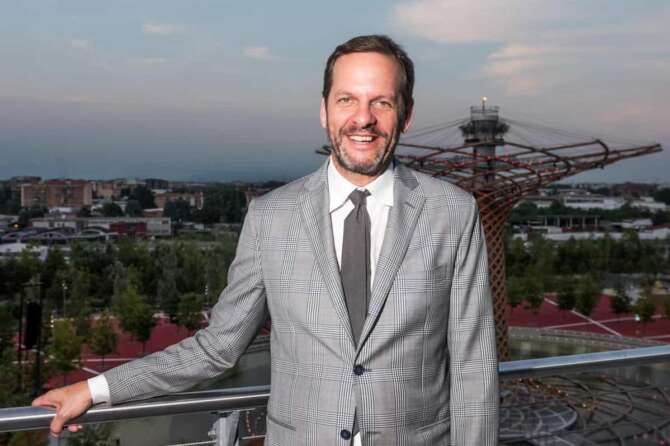 Foto Piero Cruciatti / LaPresse 29-06-2016 Milano, Italia Cronaca Inaugurazione di ?Inno alla Bellezza? e anteprima dello spettacolo dell?Albero della vita in ex Area Expo Nella foto: Marco Balich Photo Piero Cruciatti / LaPresse 29-06-2016 Milan, Italy News Opening of ?Hymn to Beauty? and preview of the Tree of Life show in ex Area Expo In the Photo: Marco Balich