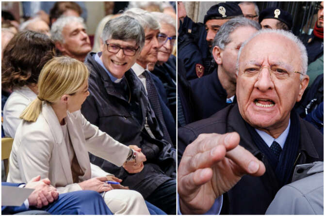 COLLAGE DI FOTO DA LAPRESSE