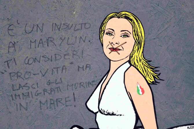Furia di FdI con chi non rispetta l’immagine di Meloni