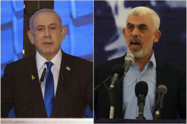 Benjamin Netanyahu e Yahya Sinwar